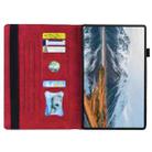 For Honor Pad X8a Splicing Shockproof Leather Tablet Case(Red) - 3