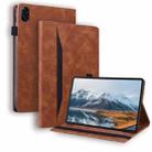 For Honor Pad X8a Splicing Shockproof Leather Tablet Case(Brown) - 1