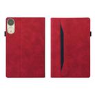 For Honor Pad V9 Splicing Shockproof Leather Tablet Case(Red) - 2