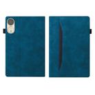 For Honor Pad V9 Splicing Shockproof Leather Tablet Case(Blue) - 2