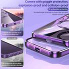 For iPhone 13 MagSafe CD Texture Metal Lens Frame Full Coverage Phone Case(Green) - 4