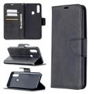 For Oppo A31 (2020) / A81 Retro Lambskin Texture Pure Color Horizontal Flip PU Leather Case with Holder & Card Slots & Wallet & Lanyard(Black) - 1