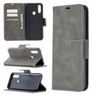 For Oppo A31 (2020) / A81 Retro Lambskin Texture Pure Color Horizontal Flip PU Leather Case with Holder & Card Slots & Wallet & Lanyard(Grey) - 1