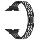 For Apple Watch Series 2 38mm Devil Eye Diamond Bracelet Metal Watch Band(Black) - 3