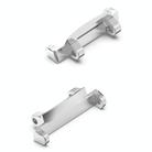 For Amazfit Active Edge A2212 1 Pair Metal Watch Band Connectors(Silver) - 1