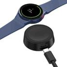 For Samsung Galaxy Watch Series Portable Smart Watch Magnetic Wireless Charger(Black) - 1