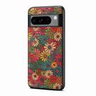 For Google Pixel 7 Pro Four Seasons Flower Language Series TPU Phone Case(Spring Green) - 3