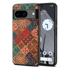 For Google Pixel 7 Four Seasons Flower Language Series TPU Phone Case(Winter Blue) - 1