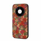 For Huawei Mate 40 Pro Four Seasons Flower Language Series TPU Phone Case(Summer Red) - 1