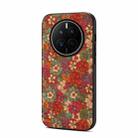 For Huawei Mate 50 Four Seasons Flower Language Series TPU Phone Case(Summer Red) - 1