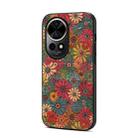 For Huawei nova 12 Pro Four Seasons Flower Language Series TPU Phone Case(Spring Green) - 1