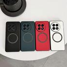 For OnePlus 13 PU MagSafe Magnetic Phone Case(Red) - 2