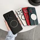 For OnePlus 13 PU MagSafe Magnetic Phone Case(Red) - 3