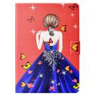 For Lenovo Tab M11/ Xiaoxin Pad 11 2024 Voltage Coloured Drawing Smart Leather Tablet Case(Girl Back) - 3