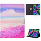 For Lenovo Tab M11/ Xiaoxin Pad 11 2024 Voltage Coloured Drawing Smart Leather Tablet Case(Pink Beach) - 1