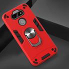 For LG K31 2 in 1 Armour Series PC + TPU Protective Case with Ring Holder(Red) - 2