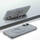 For OPPO K10 Pro Magsafe Hidden Fold Holder Full Coverage Shockproof Phone Case(Grey) - 1