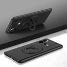 For vivo iQOO Neo8 Pro / Neo8 Magsafe Hidden Fold Holder Full Coverage Shockproof Phone Case(Black) - 1