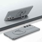 For vivo S16 / 16 Pro Magsafe Hidden Fold Holder Full Coverage Shockproof Phone Case(Grey) - 1