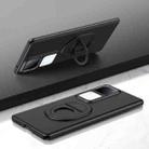For vivo S18 Magsafe Hidden Fold Holder Full Coverage Shockproof Phone Case(Black) - 1