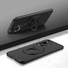 For Huawei Nova 11 Magsafe Hidden Fold Holder Full Coverage Shockproof Phone Case(Black) - 1