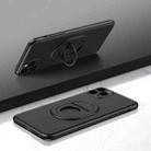 For iPhone 11 Pro Max Magsafe Hidden Fold Holder Full Coverage Shockproof Phone Case(Black) - 1