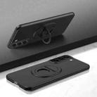For Samsung Galaxy S22 Magsafe Hidden Fold Holder Full Coverage Shockproof Phone Case(Black) - 1