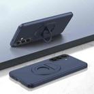 For Samsung Galaxy S24+ 5G Magsafe Hidden Fold Holder Full Coverage Shockproof Phone Case(Blue) - 1