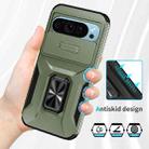 For Google Pixel 9 / Pixel 9 Pro Sliding Camshield Holder Phone Case(Alpine Green) - 3