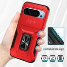 For Google Pixel 9 Pro Sliding Camshield Holder Phone Case(Red) - 3