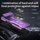 For Google Pixel 7a Sliding Camshield Holder Phone Case(Purple) - 3