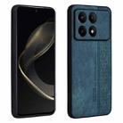 For Xiaomi Redmi K70 Pro AZNS 3D Embossed Skin Feel Phone Case(Dark Green) - 1