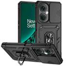 For OnePlus Nord CE3 5G Sliding Camshield Holder Phone Case(Black) - 1