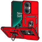 For OnePlus Nord CE3 5G Sliding Camshield Holder Phone Case(Red) - 1