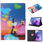 For Lenovo Tab P12 2023 / TB370FU Voltage Coloured Drawing Smart Leather Tablet Case(Romantic Tower) - 1