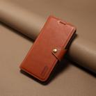 For iPhone 16 Pro Max Denior Cowhide Texture Wallet Style Leather Phone Case(Brown) - 2