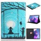 For Lenovo Tab P11 Gen2 /Xiaoxin Pad Plus 2023 Voltage Coloured Drawing Smart Leather Tablet Case(Lovers) - 1