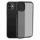 For iPhone 11 Fine Pore Matte Black TPU + PC Phone Case - 1