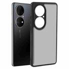 For Huawei P50 Pro Fine Pore Matte Black TPU + PC Phone Case - 1