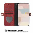 For OnePlus 13T Side Buckle Double Fold Hand Strap Leather Phone Case(Red) - 3