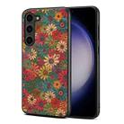 For Samsung Galaxy S24+ 5G Four Seasons Flower Language Series TPU Phone Case(Spring Green) - 1