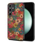 For Samsung Galaxy S23 FE 5G Four Seasons Flower Language Series TPU Phone Case(Spring Green) - 1