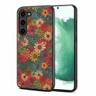 For Samsung Galaxy S22+ 5G Four Seasons Flower Language Series TPU Phone Case(Spring Green) - 1