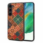For Samsung Galaxy S21 FE 5G Four Seasons Flower Language Series TPU Phone Case(Winter Blue) - 1