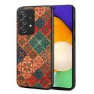 For Samsung Galaxy A52 Four Seasons Flower Language Series TPU Phone Case(Winter Blue) - 1