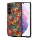 For Samsung Galaxy S21+ 5G Four Seasons Flower Language Series TPU Phone Case(Spring Green) - 1