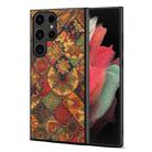 For Samsung Galaxy S21 Ultra 5G Four Seasons Flower Language Series TPU Phone Case(Autumn Yellow) - 1