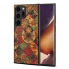 For Samsung Galaxy Note20 Ultra Four Seasons Flower Language Series TPU Phone Case(Autumn Yellow) - 1