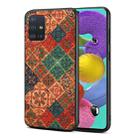 For Samsung Galaxy A51 Four Seasons Flower Language Series TPU Phone Case(Winter Blue) - 1