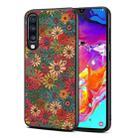 For Samsung Galaxy A70 Four Seasons Flower Language Series TPU Phone Case(Spring Green) - 1